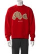Palm Angels Graphic Print Crew Neck Sweatshirt