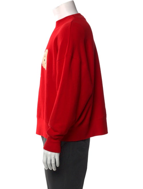 Palm Angels Graphic Print Crew Neck Sweatshirt