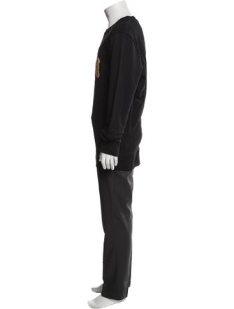 Palm Angels Graphic Print Crew Neck Sweatshirt