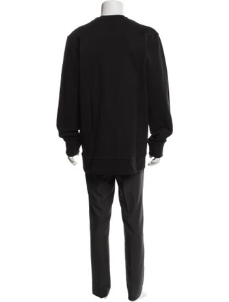 Palm Angels Graphic Print Crew Neck Sweatshirt