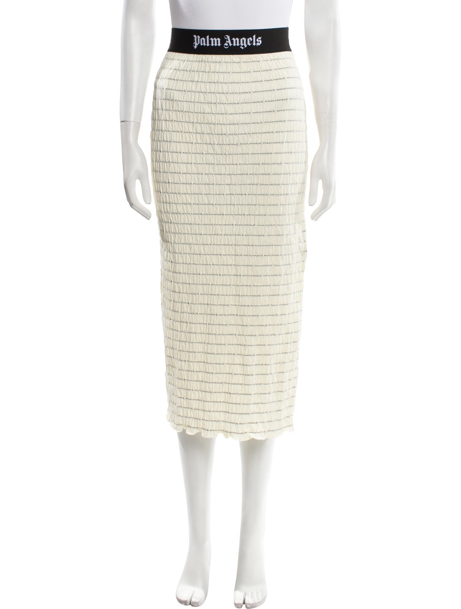 Palm Angels Striped Midi Length Skirt w/ Tags