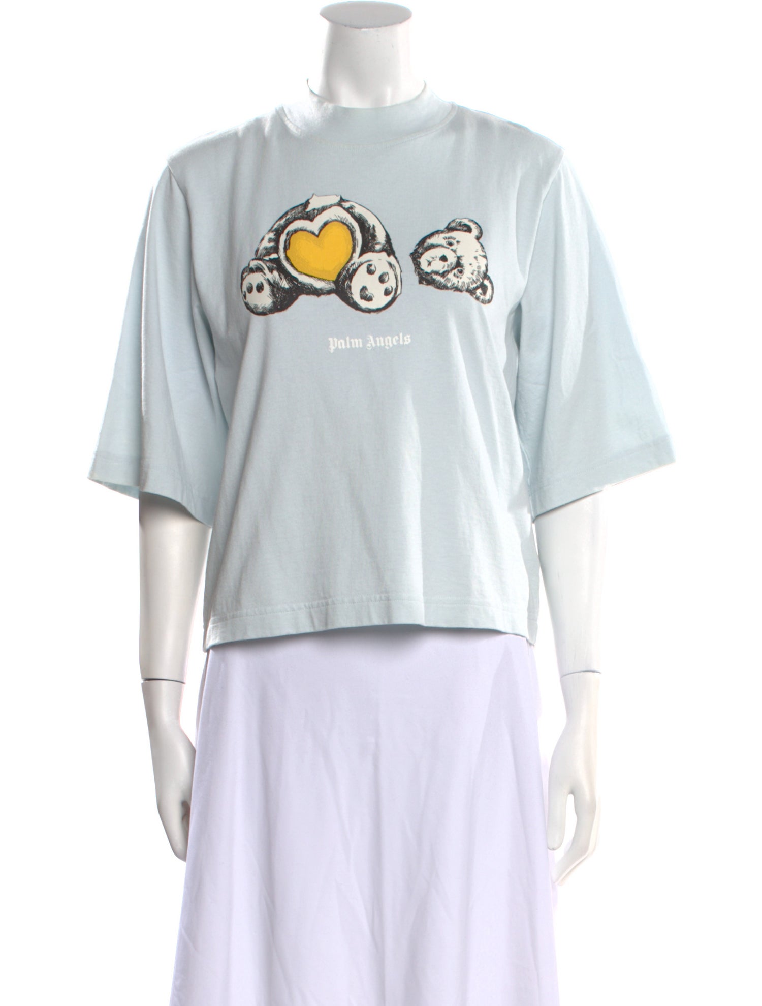 Palm Angels Graphic Print Crew Neck T-Shirt