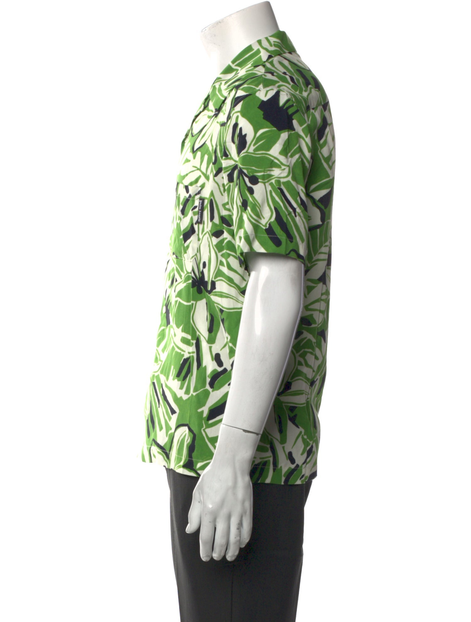 Palm Angels Printed Short Sleeve Shirt