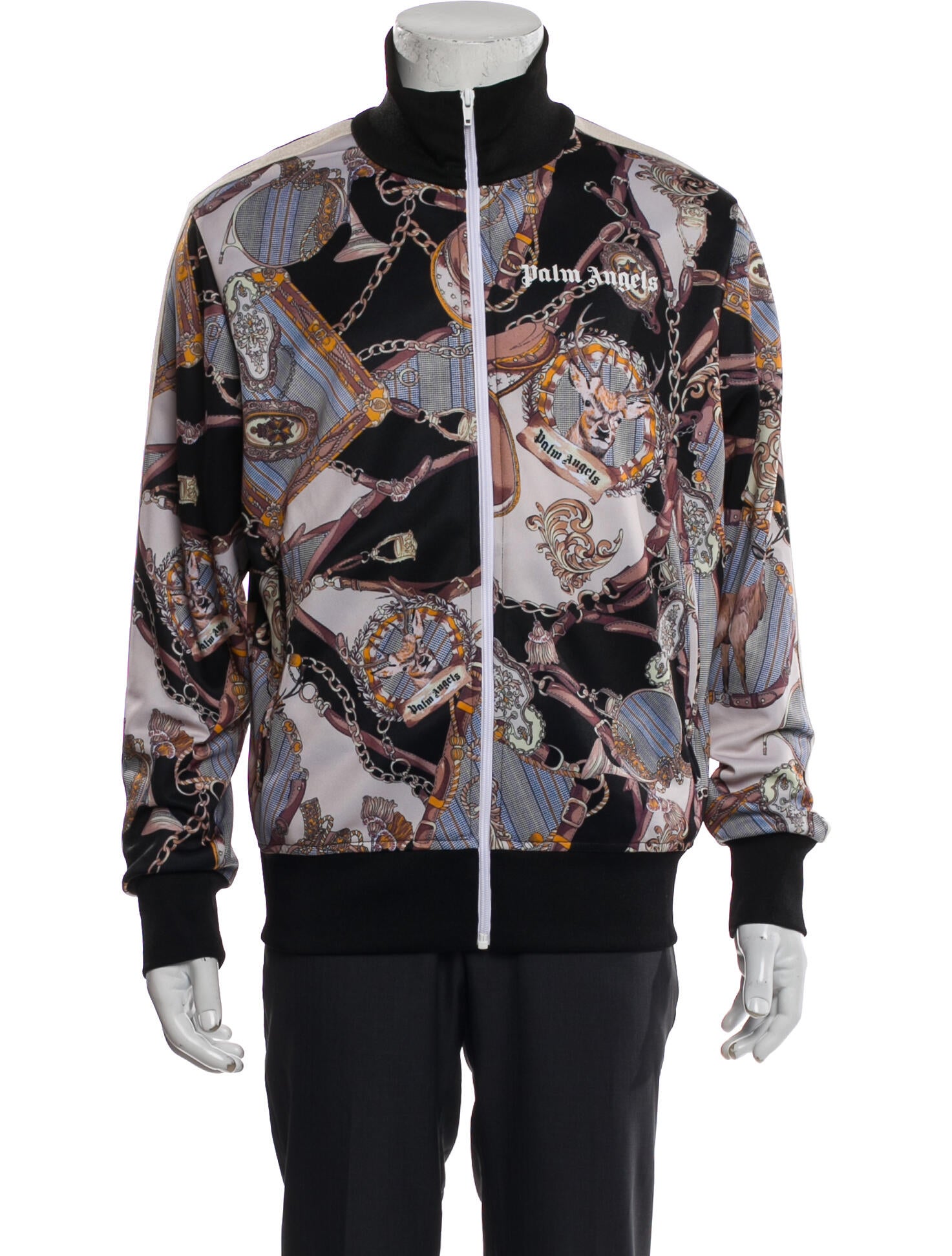 Palm Angels Graphic Print Windbreaker