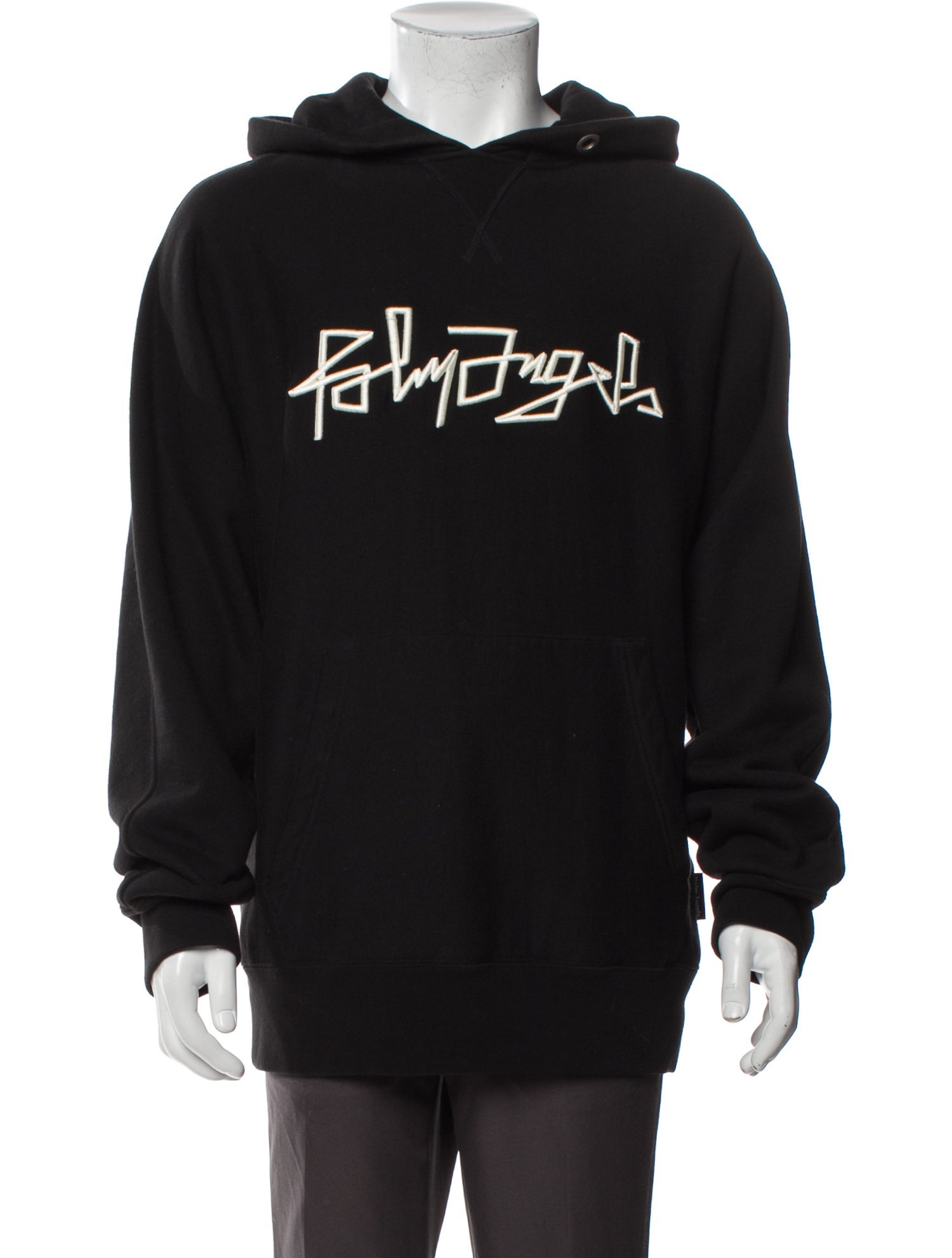 Palm Angels Graphic Print Crew Neck Hoodie