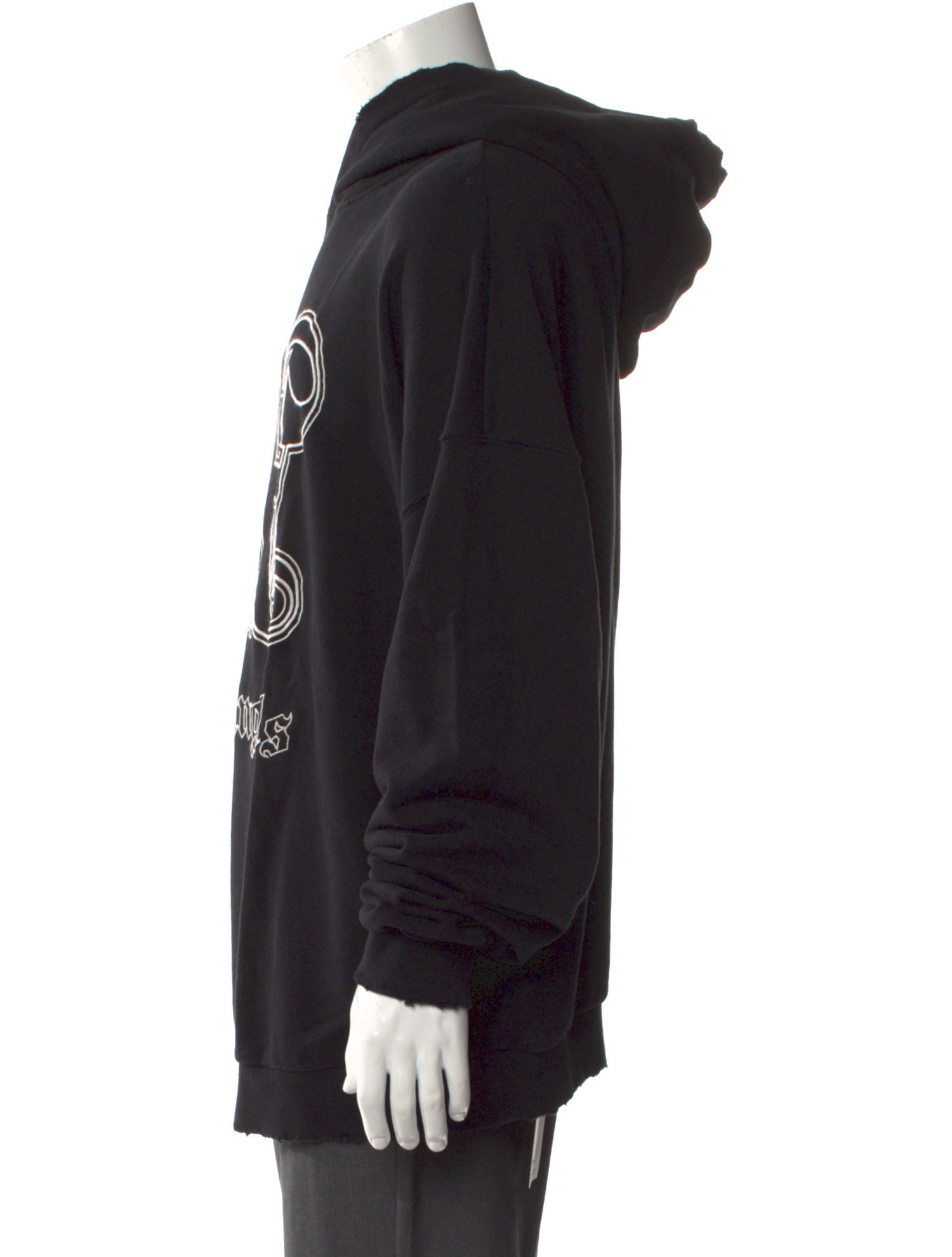 Palm Angels Graphic Print Crew Neck Hoodie