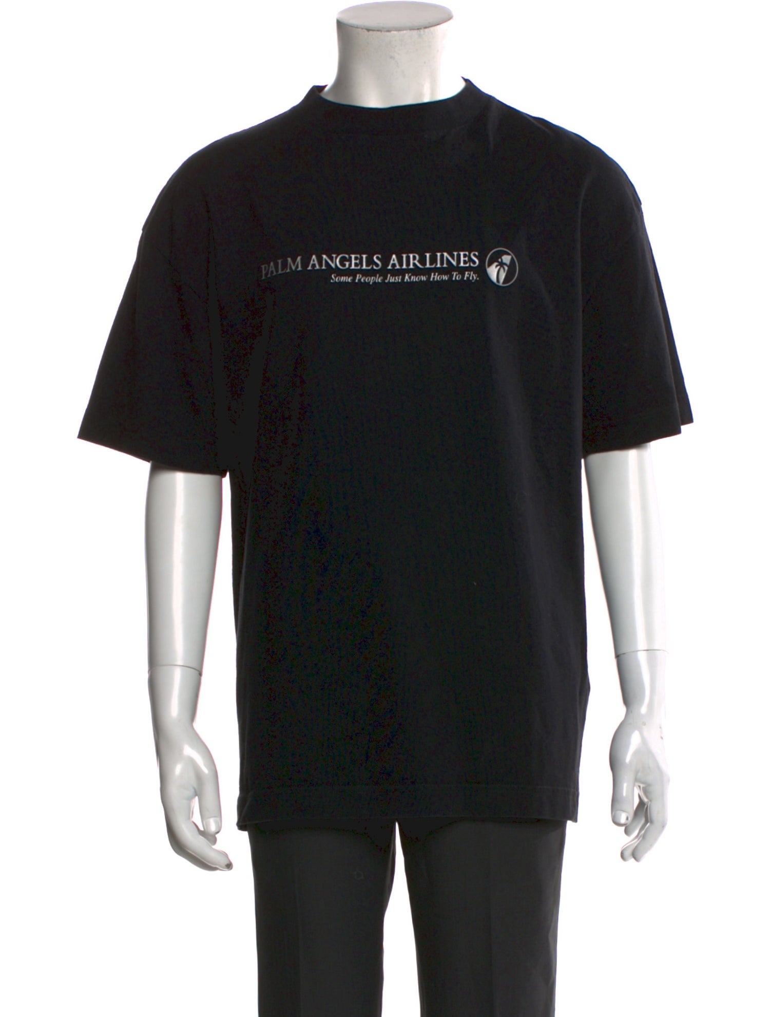 Palm Angels Graphic Print Crew Neck T-Shirt