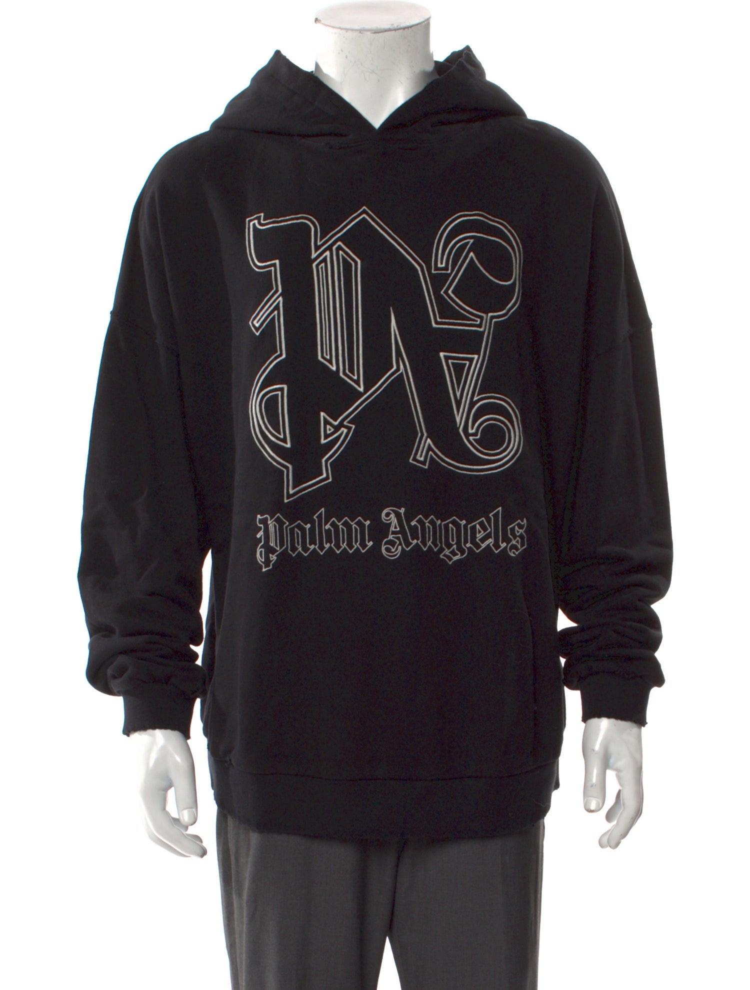 Palm Angels Graphic Print Crew Neck Hoodie w/ Tags