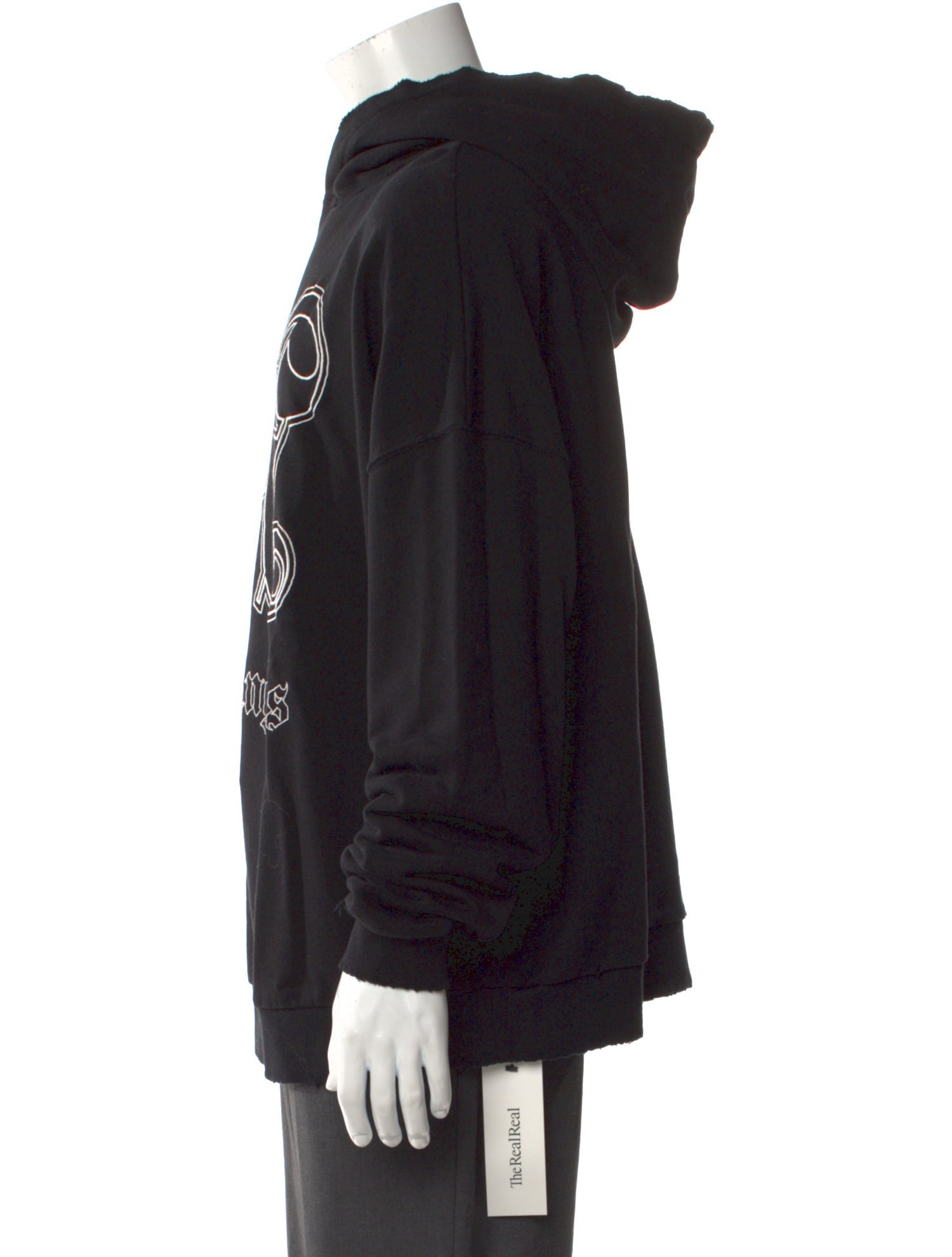 Palm Angels Graphic Print Crew Neck Hoodie w/ Tags