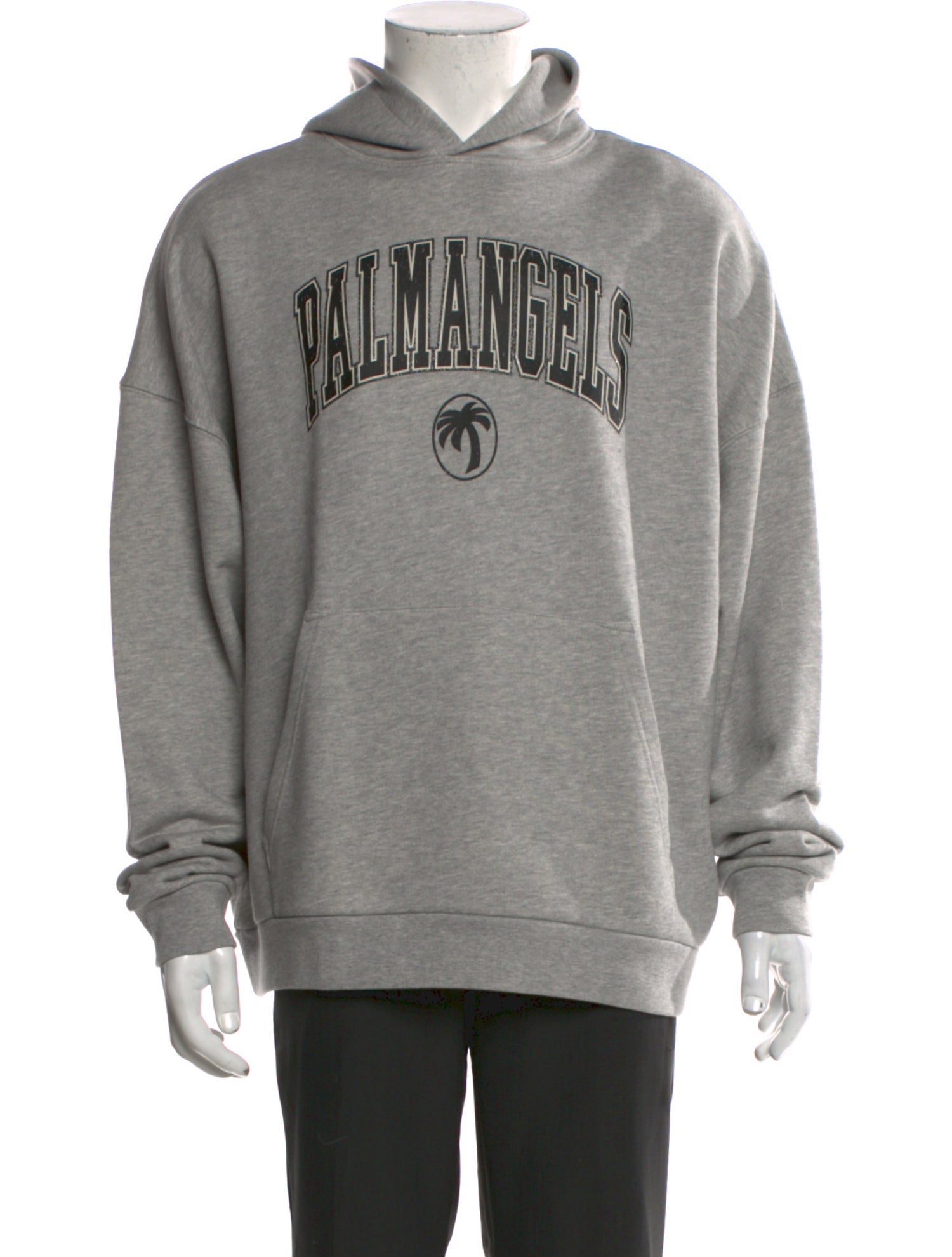 Palm Angels Graphic Print Crew Neck Hoodie