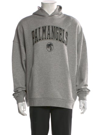 Palm Angels Graphic Print Crew Neck Hoodie