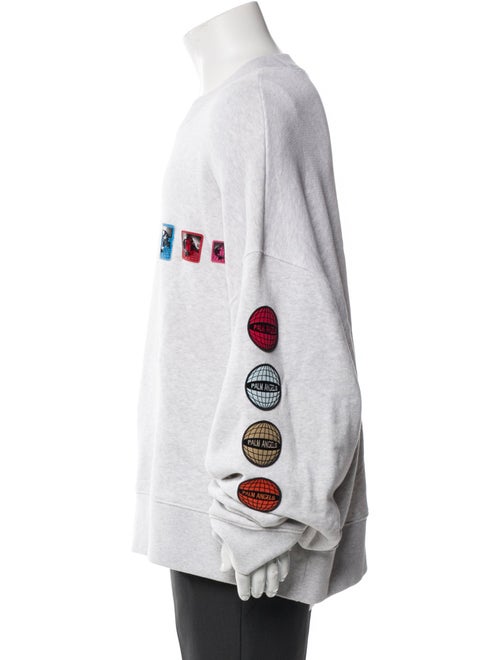 Palm Angels Graphic Print Crew Neck Sweatshirt