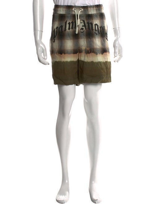 Palm Angels Linen Jogger Shorts