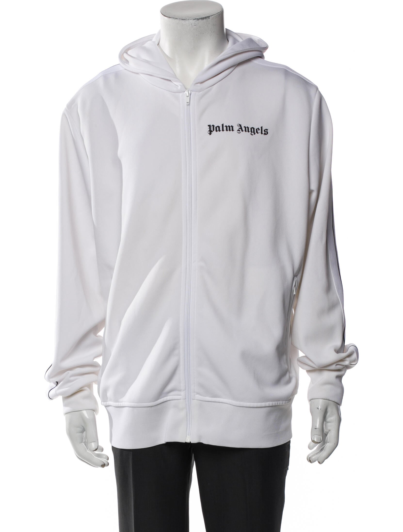 Palm Angels Graphic Print Crew Neck Hoodie