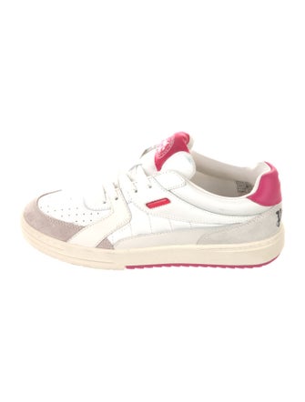 Palm Angels Leather Colorblock Pattern Sneakers