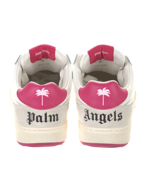 Palm Angels Leather Colorblock Pattern Sneakers