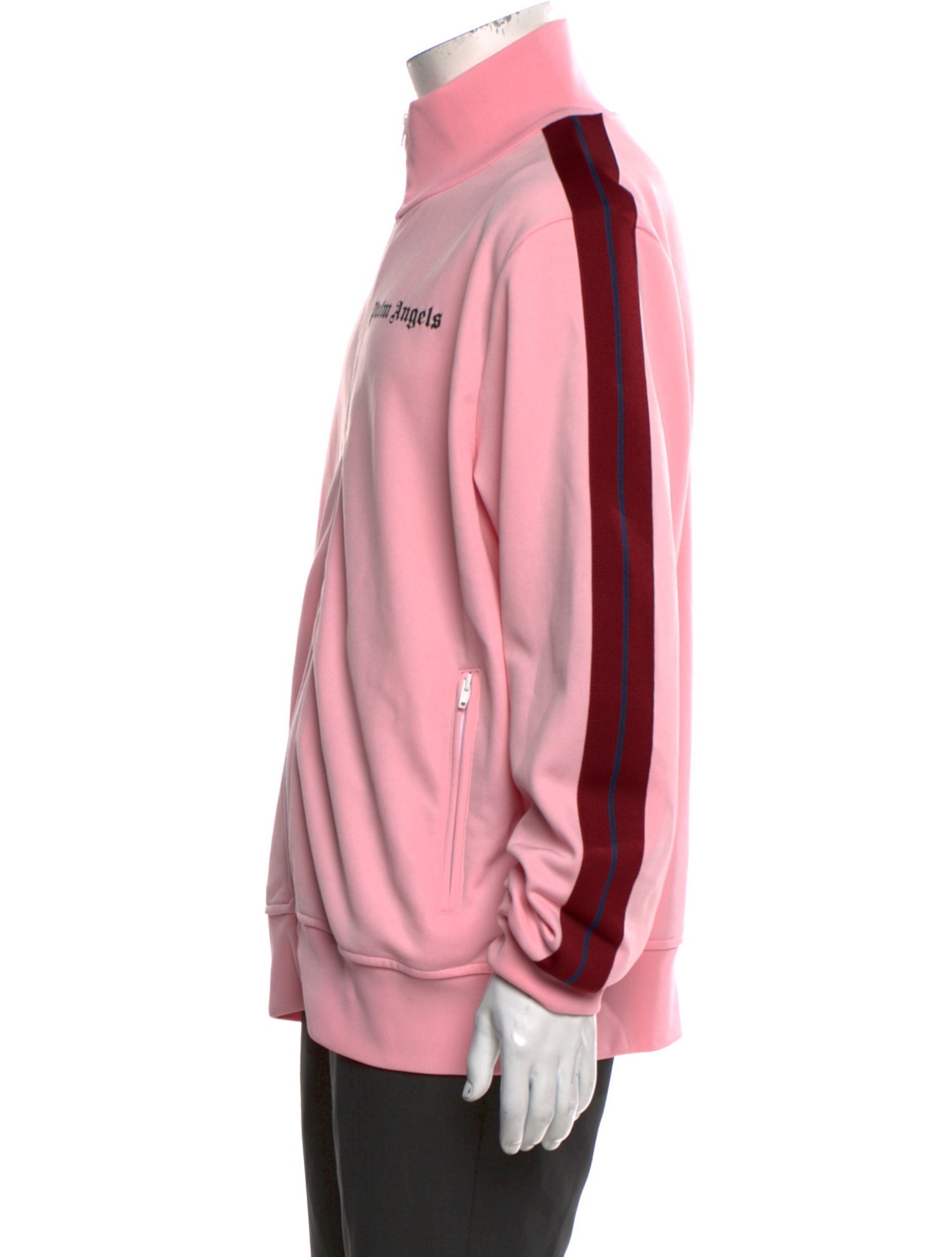Palm Angels Graphic Print Mock Neck Sweatshirt