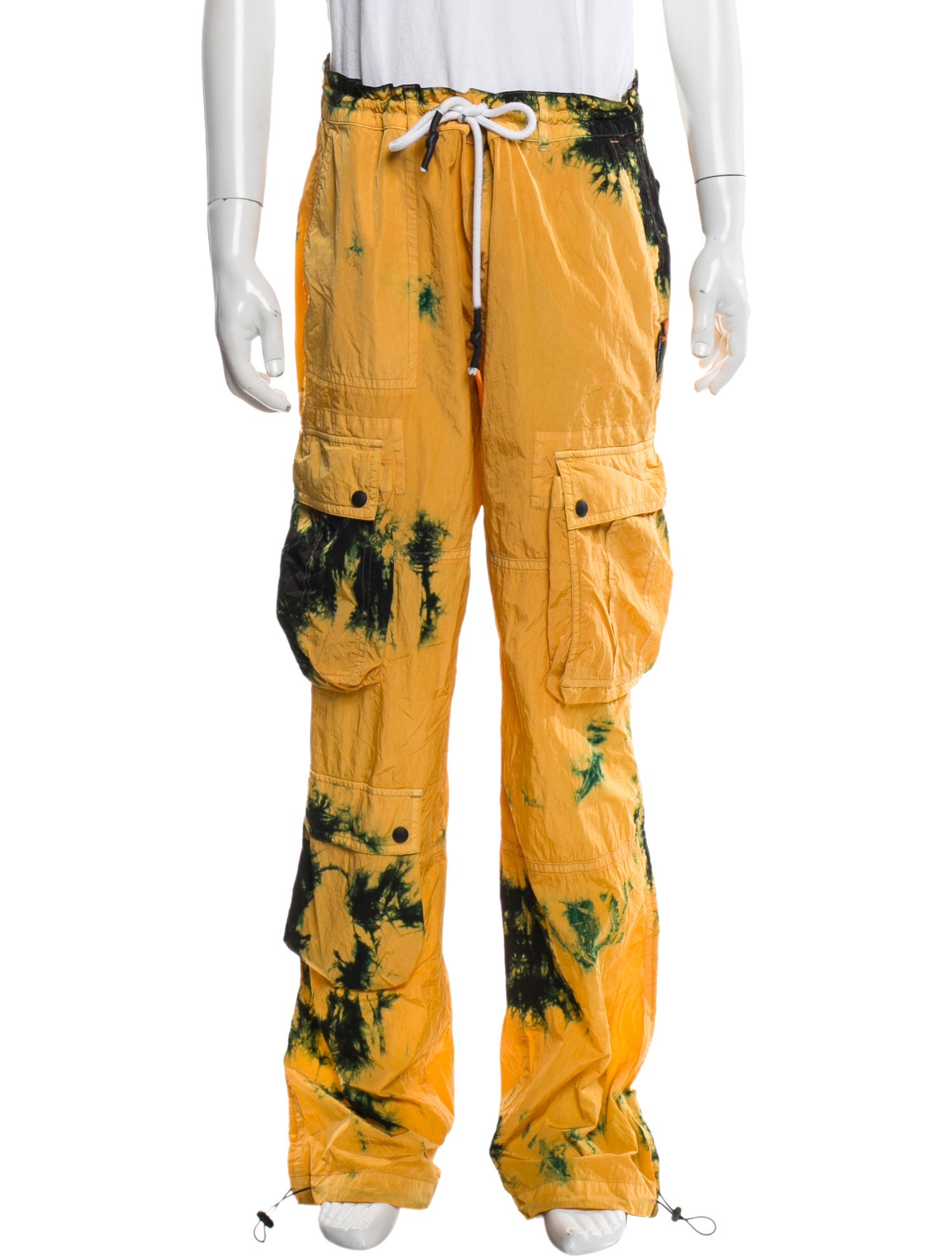 Palm Angels Tie-Dye Print Cargo Pants