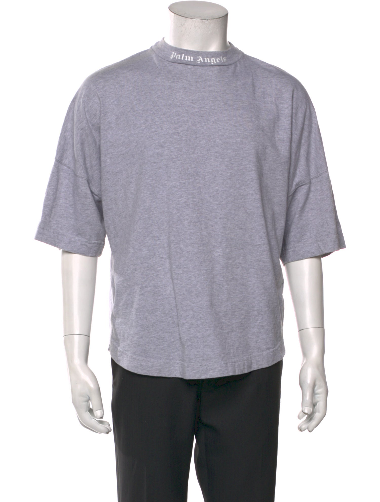 Palm Angels Crew Neck Three-Quarter Sleeve T-Shirt