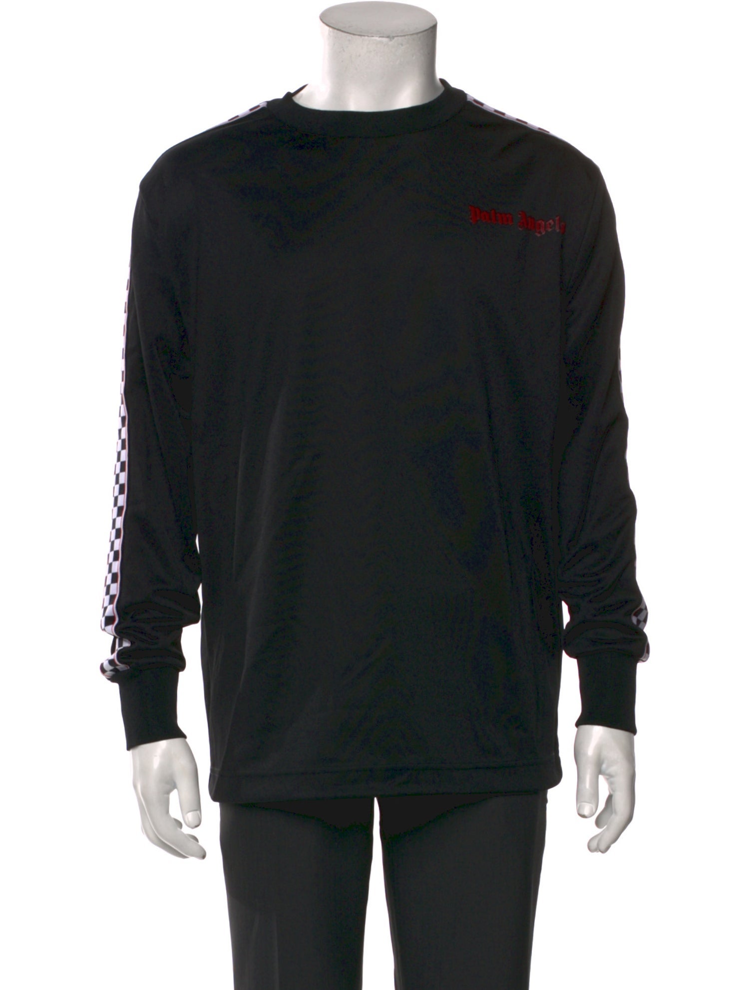 Palm Angels Graphic Print Crew Neck Sweatshirt