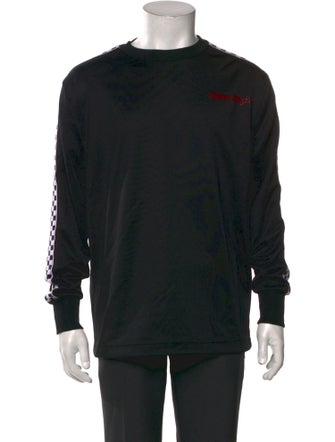 Palm Angels Graphic Print Crew Neck Sweatshirt