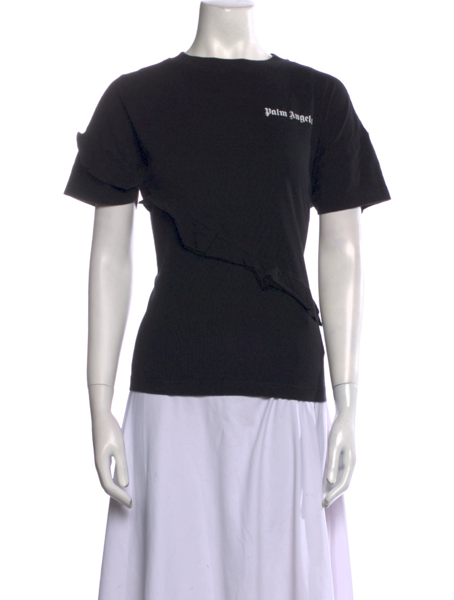 Palm Angels Graphic Print Crew Neck T-Shirt