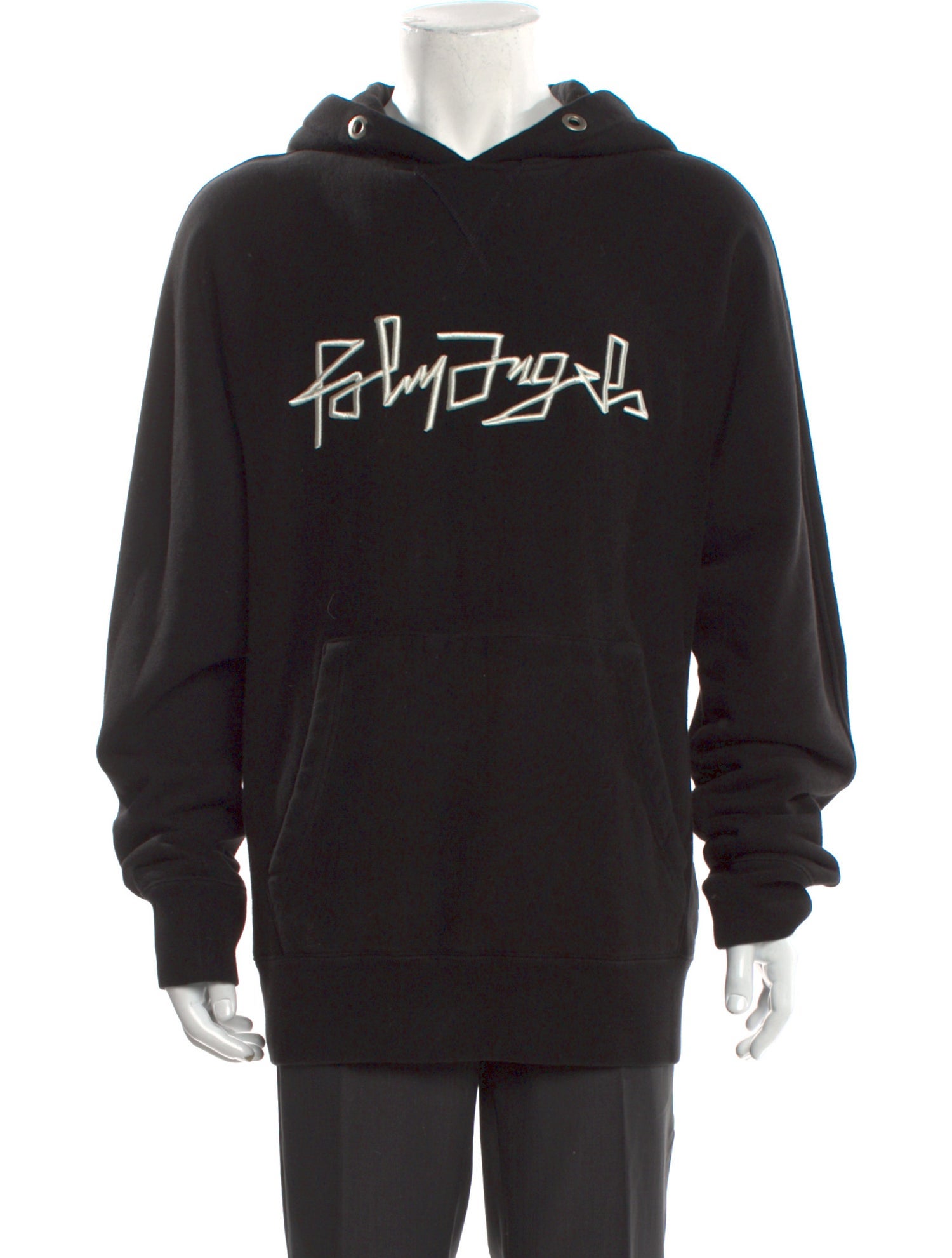 Palm Angels Graphic Print Crew Neck Hoodie