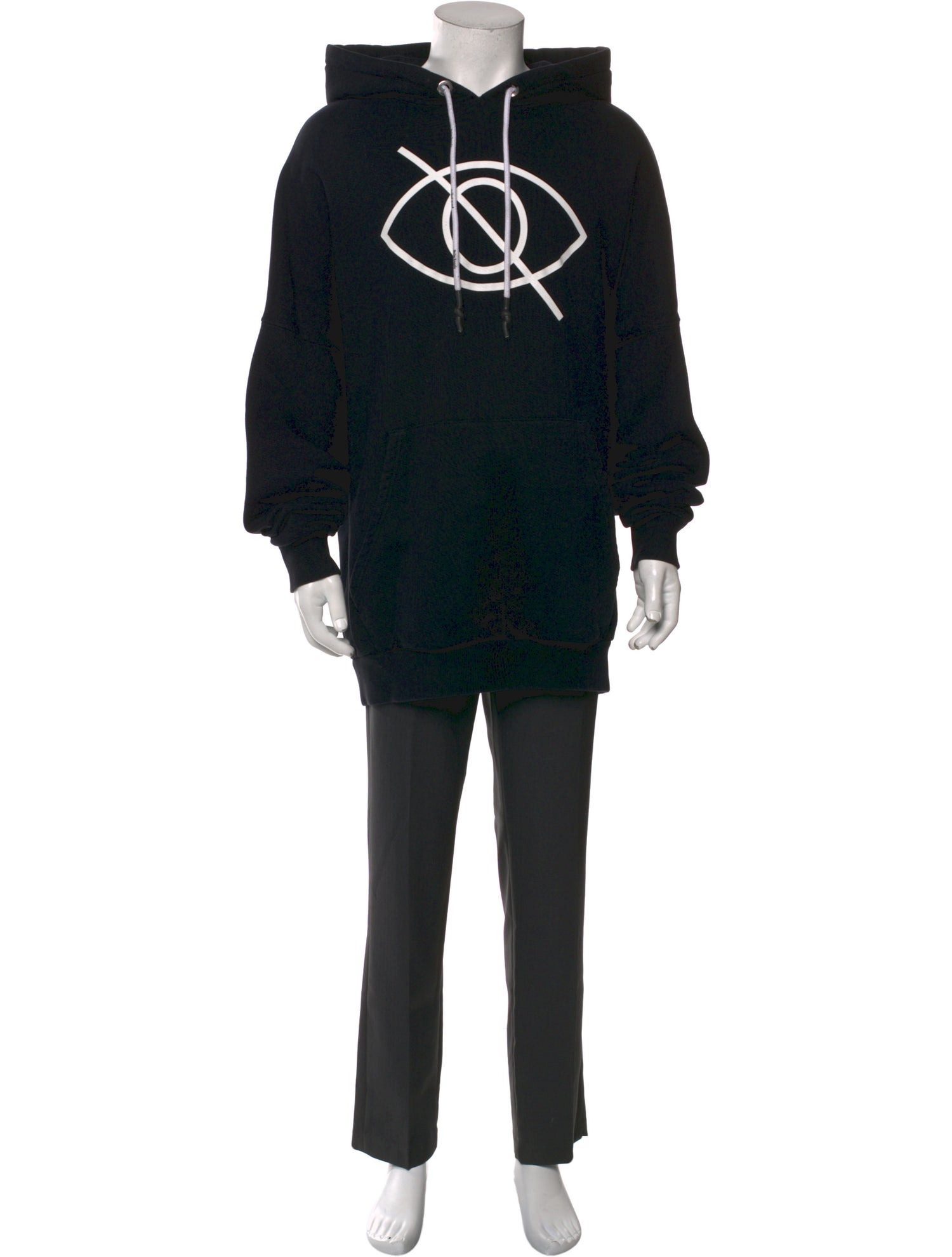 Palm Angels Signature Logo Graphic Print Hoodie