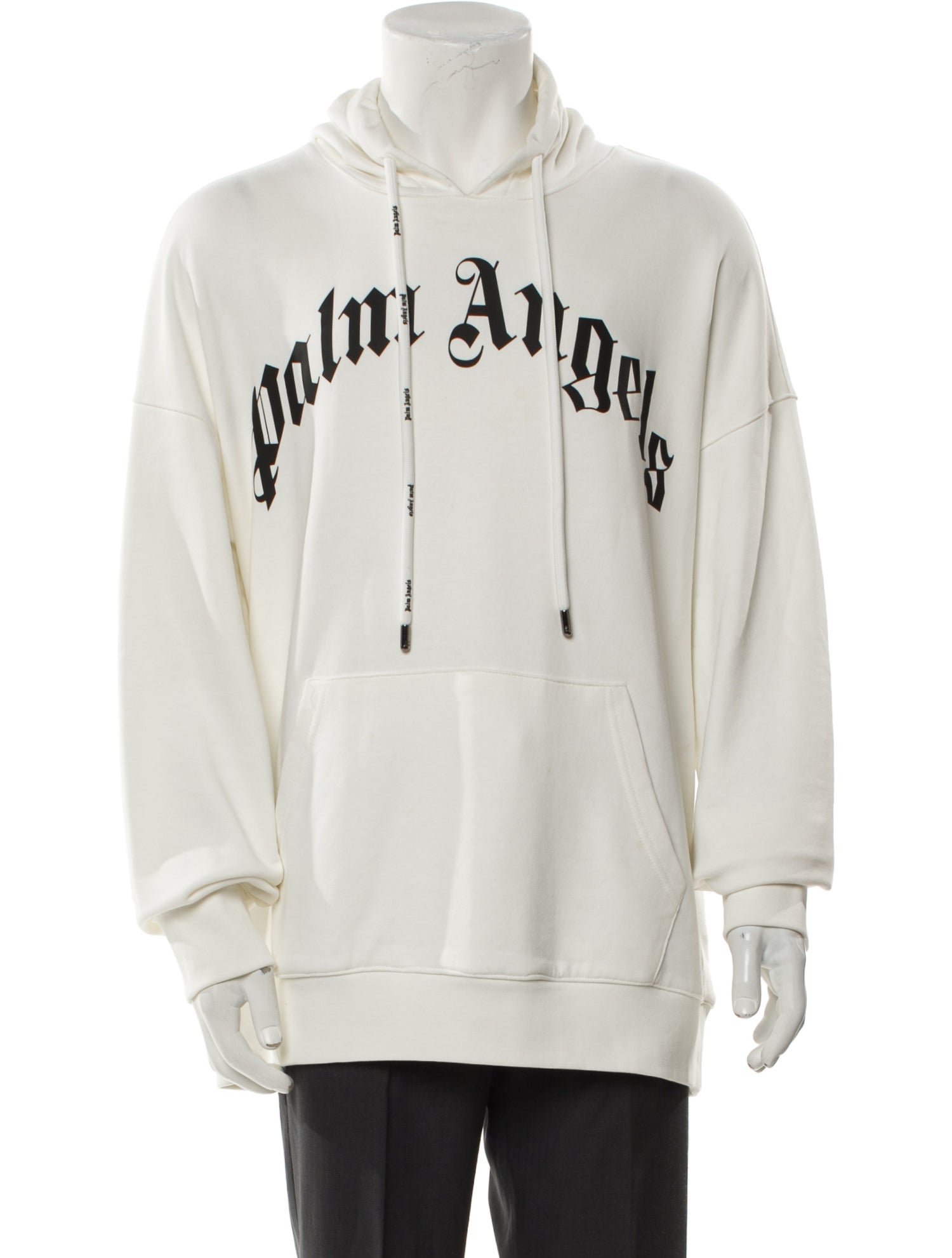 Palm Angels Graphic Print Crew Neck Hoodie