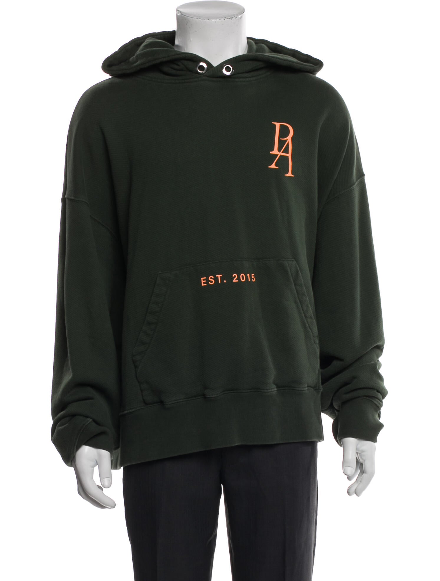 Palm Angels Graphic Print Crew Neck Hoodie