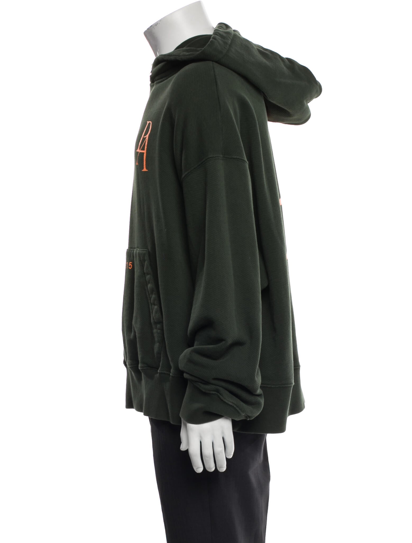 Palm Angels Graphic Print Crew Neck Hoodie