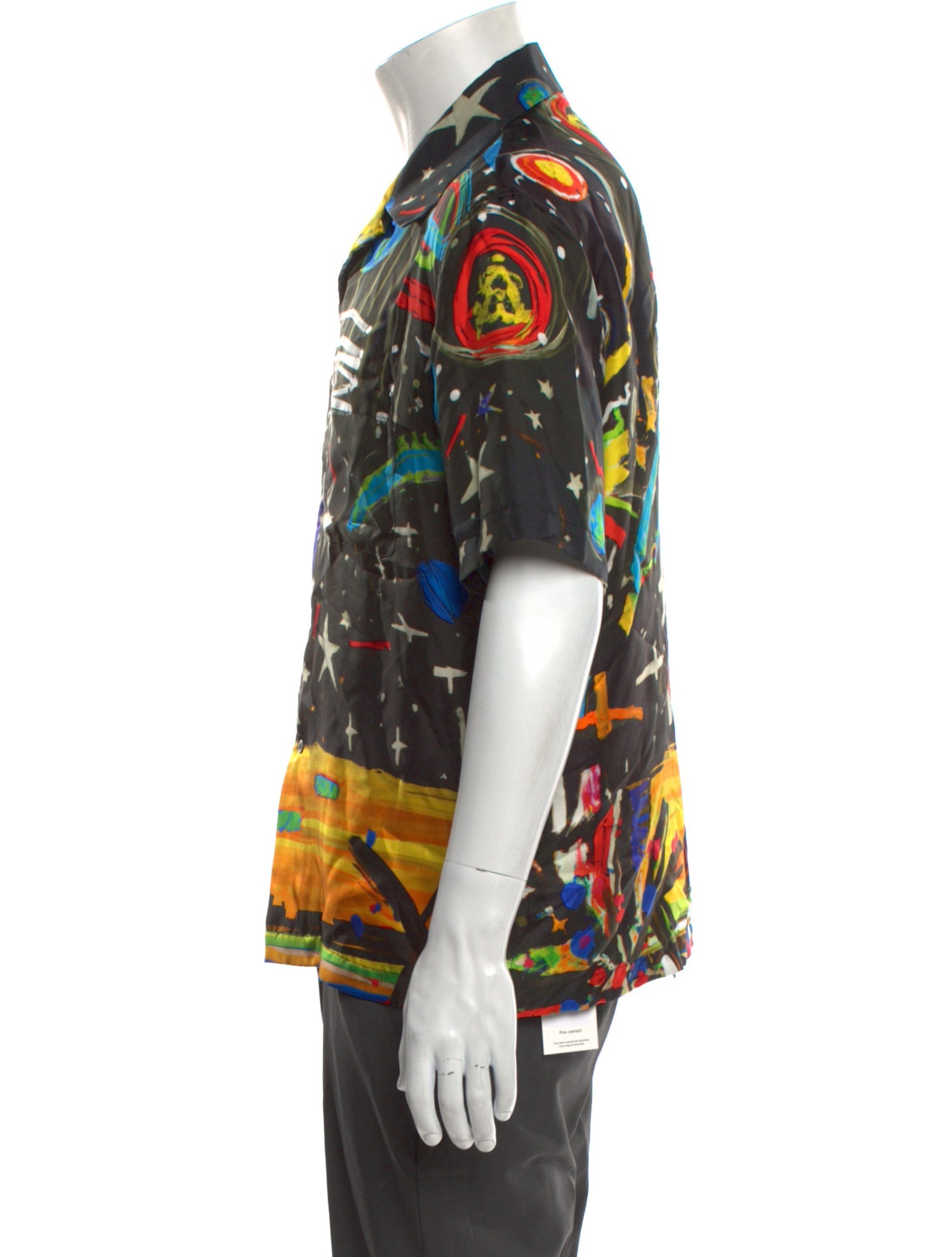 Palm Angels Silk Printed Shirt