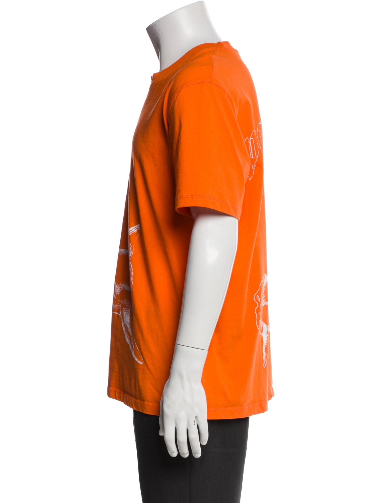 Palm Angels Graphic Print Crew Neck T-Shirt