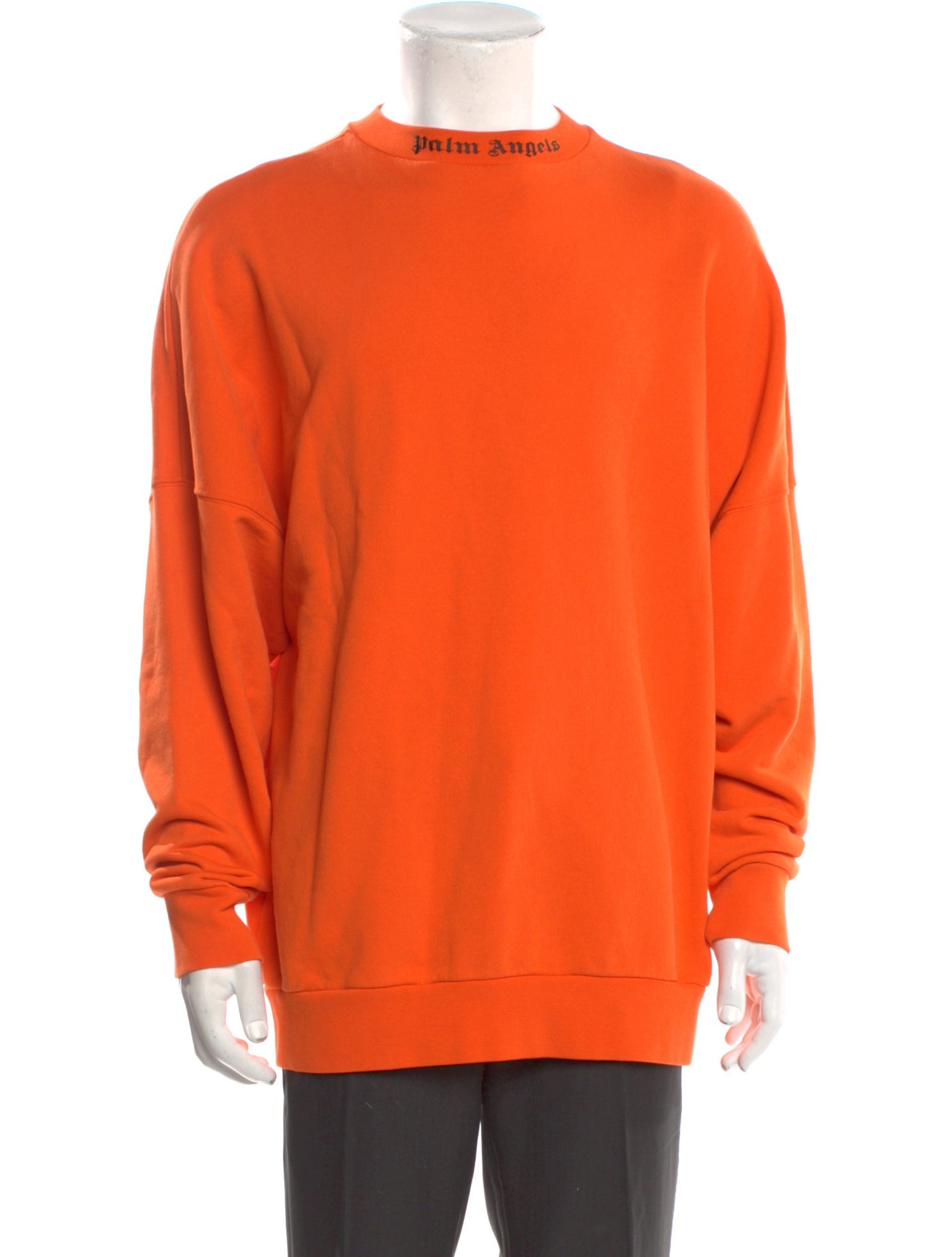 Palm Angels Crew Neck Long Sleeve Sweatshirt