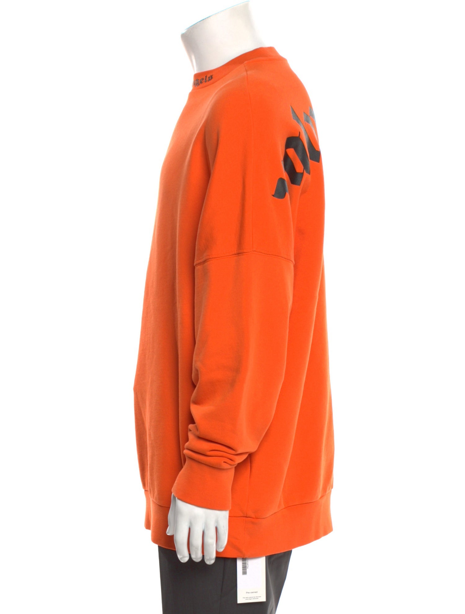 Palm Angels Crew Neck Long Sleeve Sweatshirt