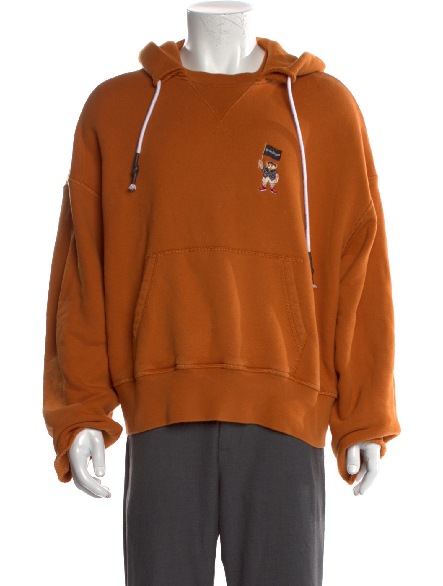 Palm Angels Graphic Print Crew Neck Hoodie