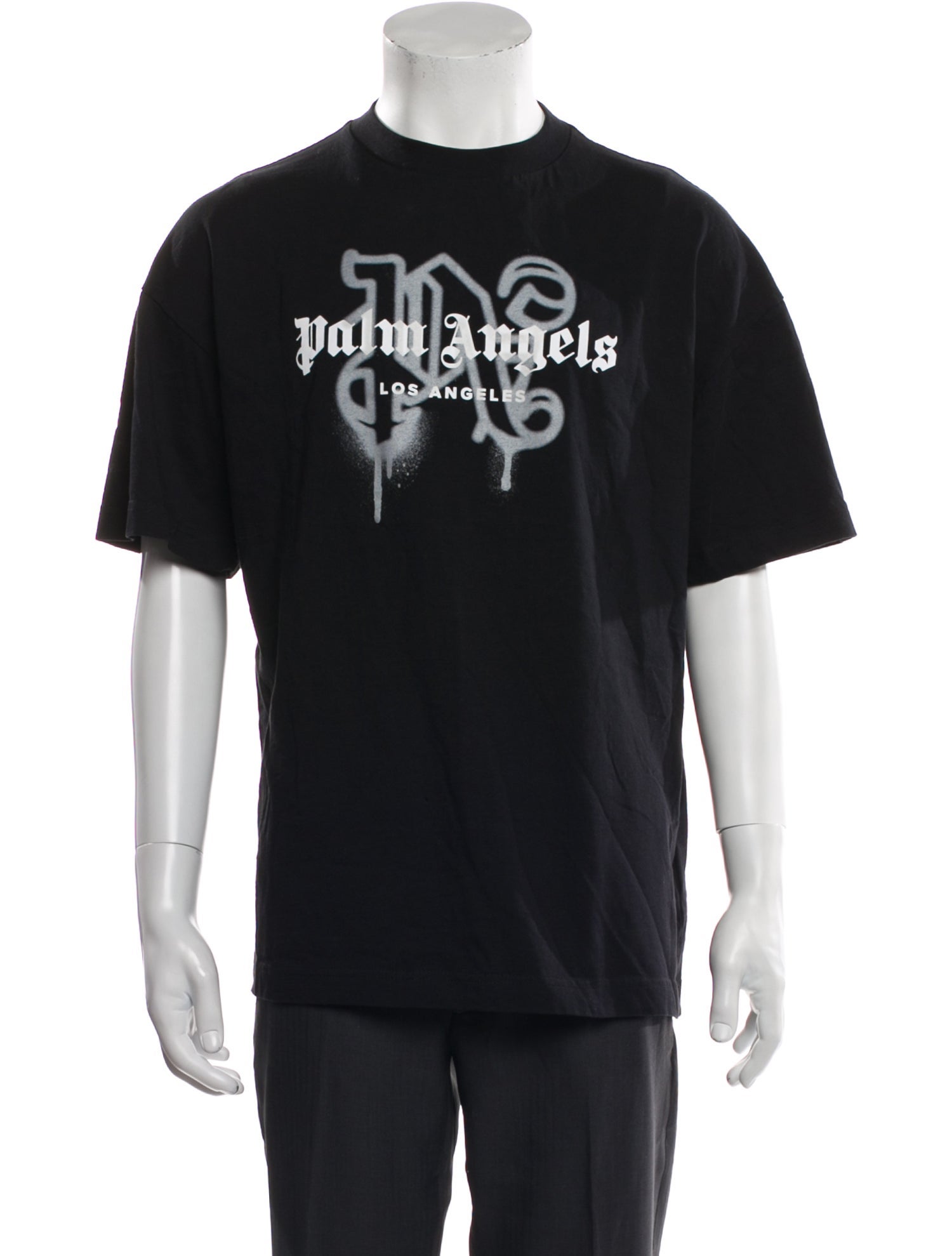 Palm Angels Graphic Print Crew Neck T-Shirt