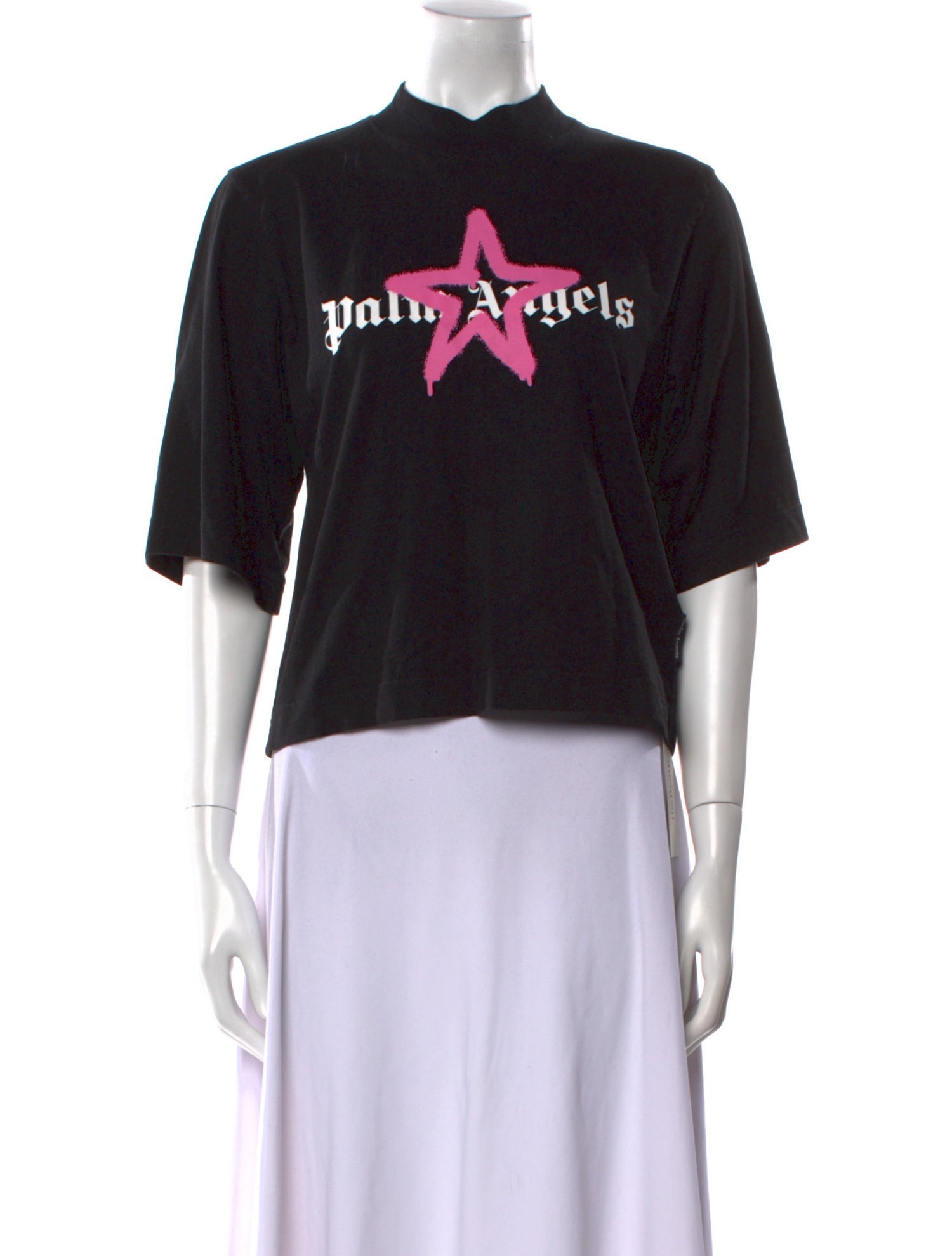 Palm Angels Graphic Print Crew Neck T-Shirt