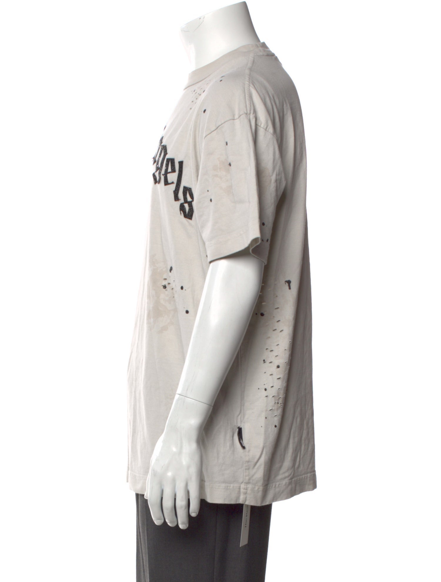 Palm Angels Graphic Print Crew Neck T-Shirt