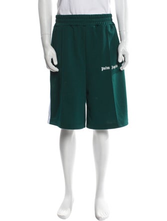 Palm Angels Graphic Print Jogger Shorts
