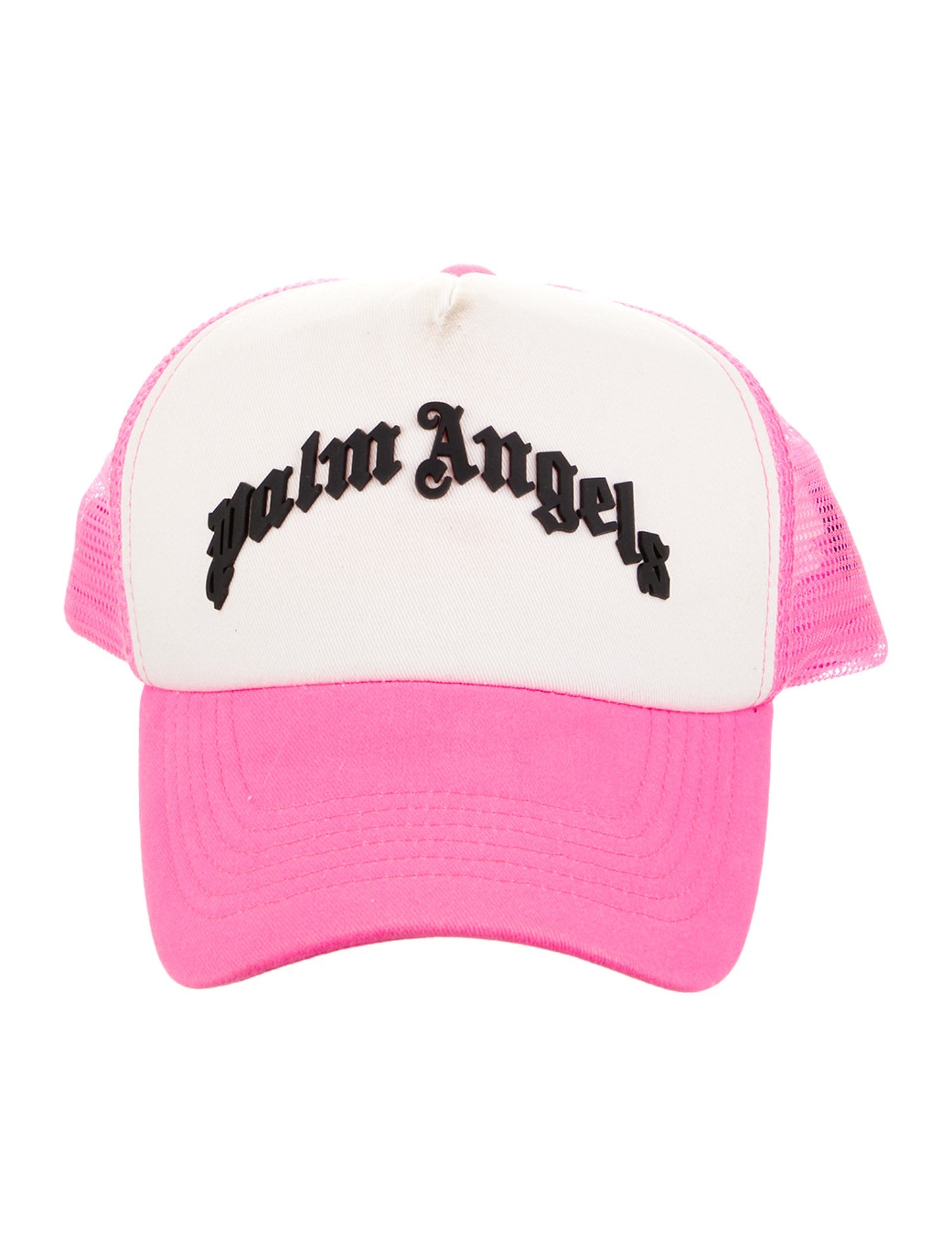 Palm Angels Logo Mesh Trucker Hat