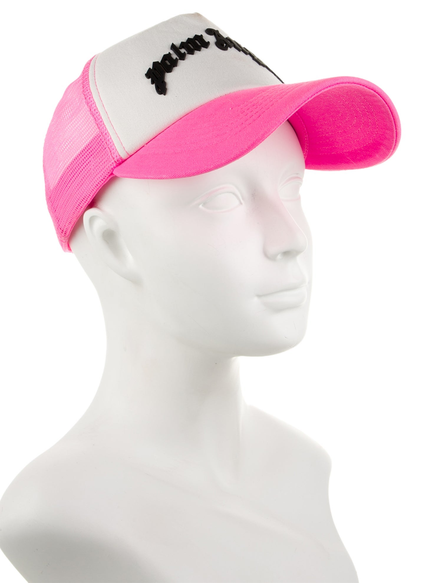 Palm Angels Logo Mesh Trucker Hat