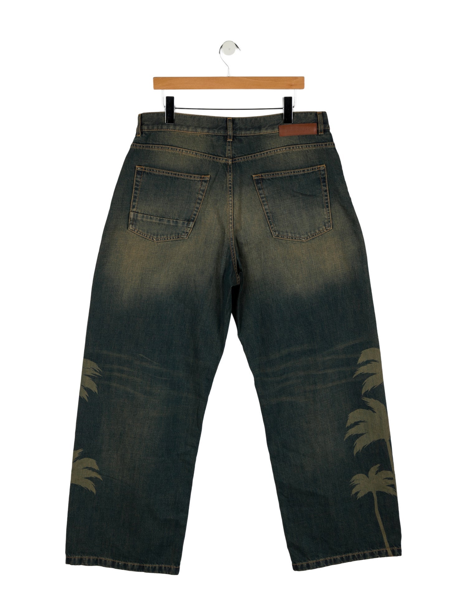 Palm Angels Straight-Leg Jeans