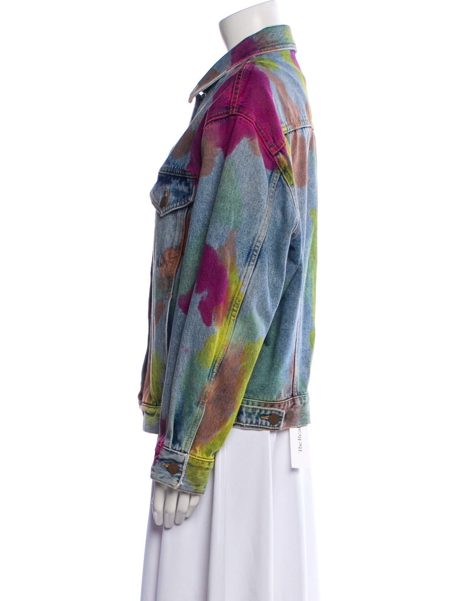 Palm Angels Printed Denim Jacket