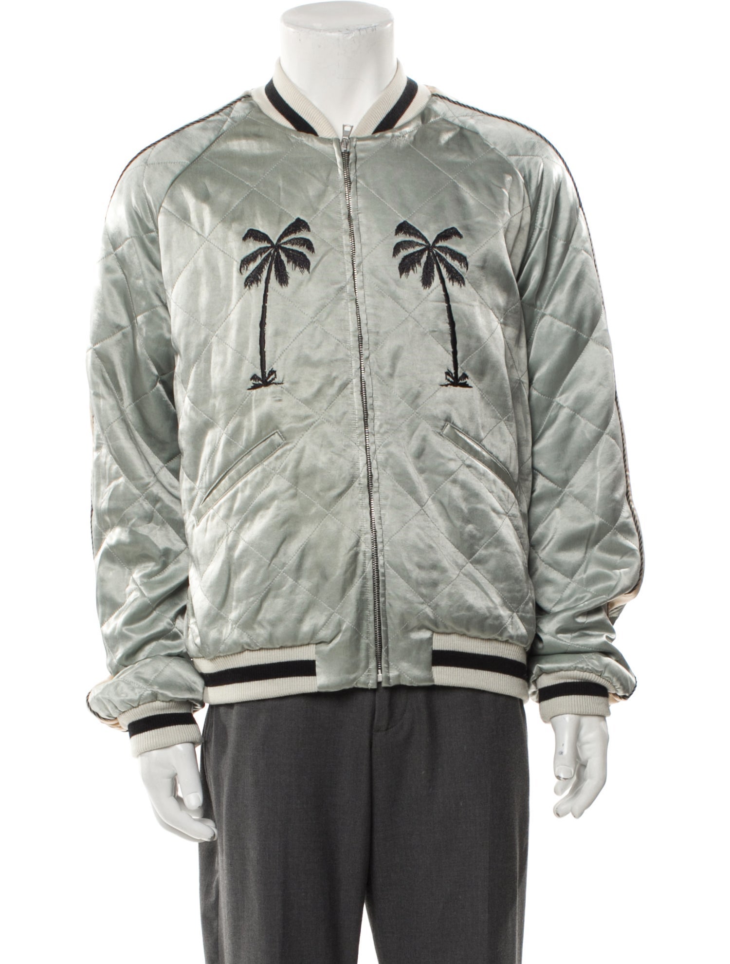 Palm Angels Graphic Print Windbreaker