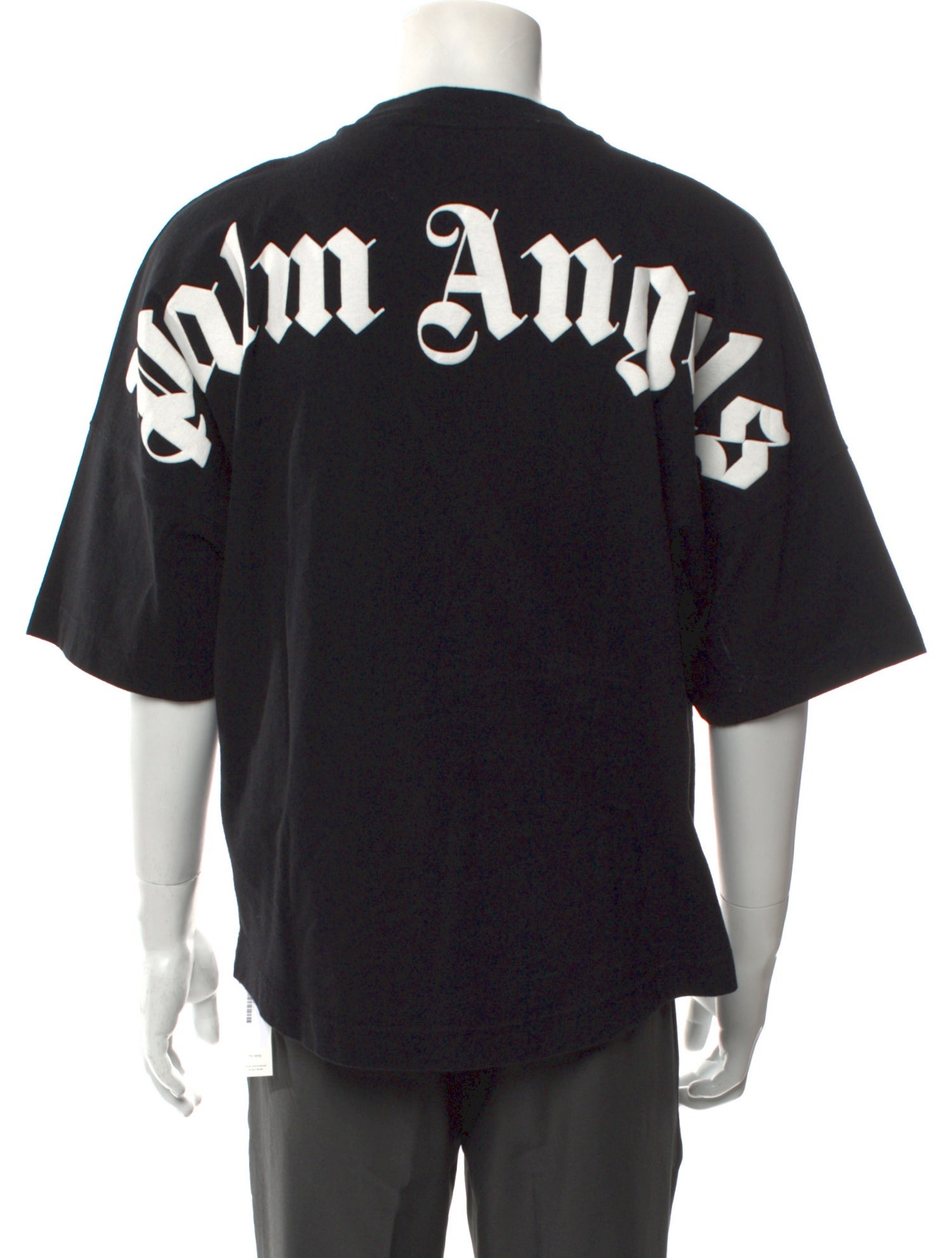 Palm Angels Graphic Print Mock Neck T-Shirt