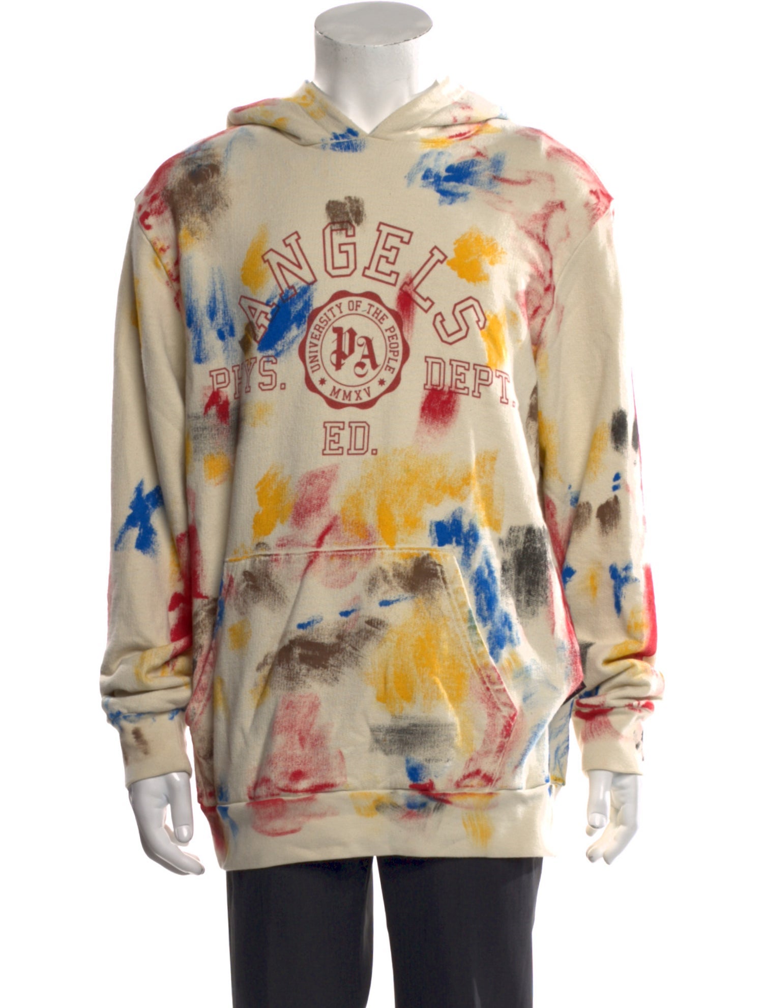 Palm Angels Printed Crew Neck Hoodie