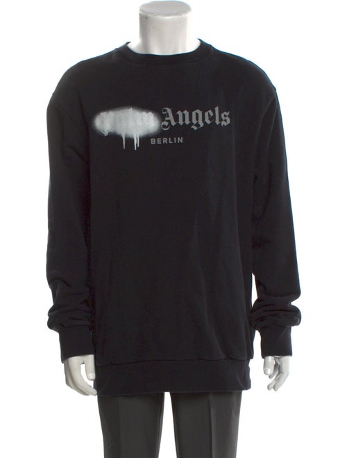 Palm Angels Graphic Print Crew Neck Pullover