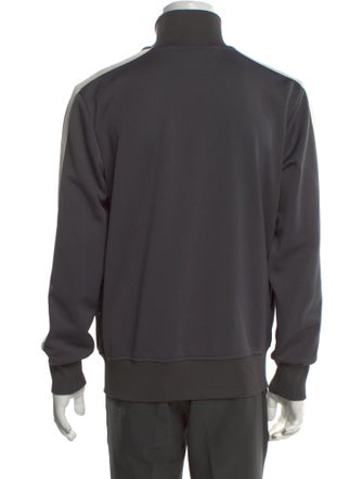 Palm Angels Graphic Print Mock Neck Sweatshirt