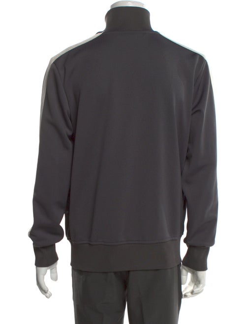 Palm Angels Graphic Print Mock Neck Sweatshirt